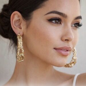 House of Harlow 1960 Twisted Gold Earrings